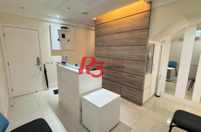 Sala, 72 m² - venda por R$ 600.000,00 ou aluguel por R$ 6.000,00/mês - Vila Matias - Santos/SP