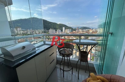 Apartamento com 2 dormitórios à venda, 64 m² por R$ 650.000,00 - Marapé - Santos/SP