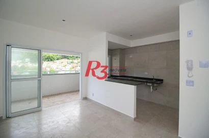 Apartamento com 2 dormitórios à venda, 59 m² por R$ 510.000,00 - Marapé - Santos/SP