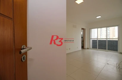 Apartamento com 1 dormitório para alugar, 60 m² por R$ 3.500,00/mês - Ponta da Praia - Santos/SP
