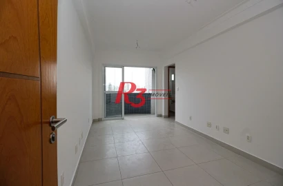 Apartamento com 1 dormitório para alugar, 60 m² por R$ 3.500,00/mês - Ponta da Praia - Santos/SP