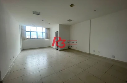 Sala para alugar, 55 m² por R$ 3.000,00/mês - Centro - Santos/SP