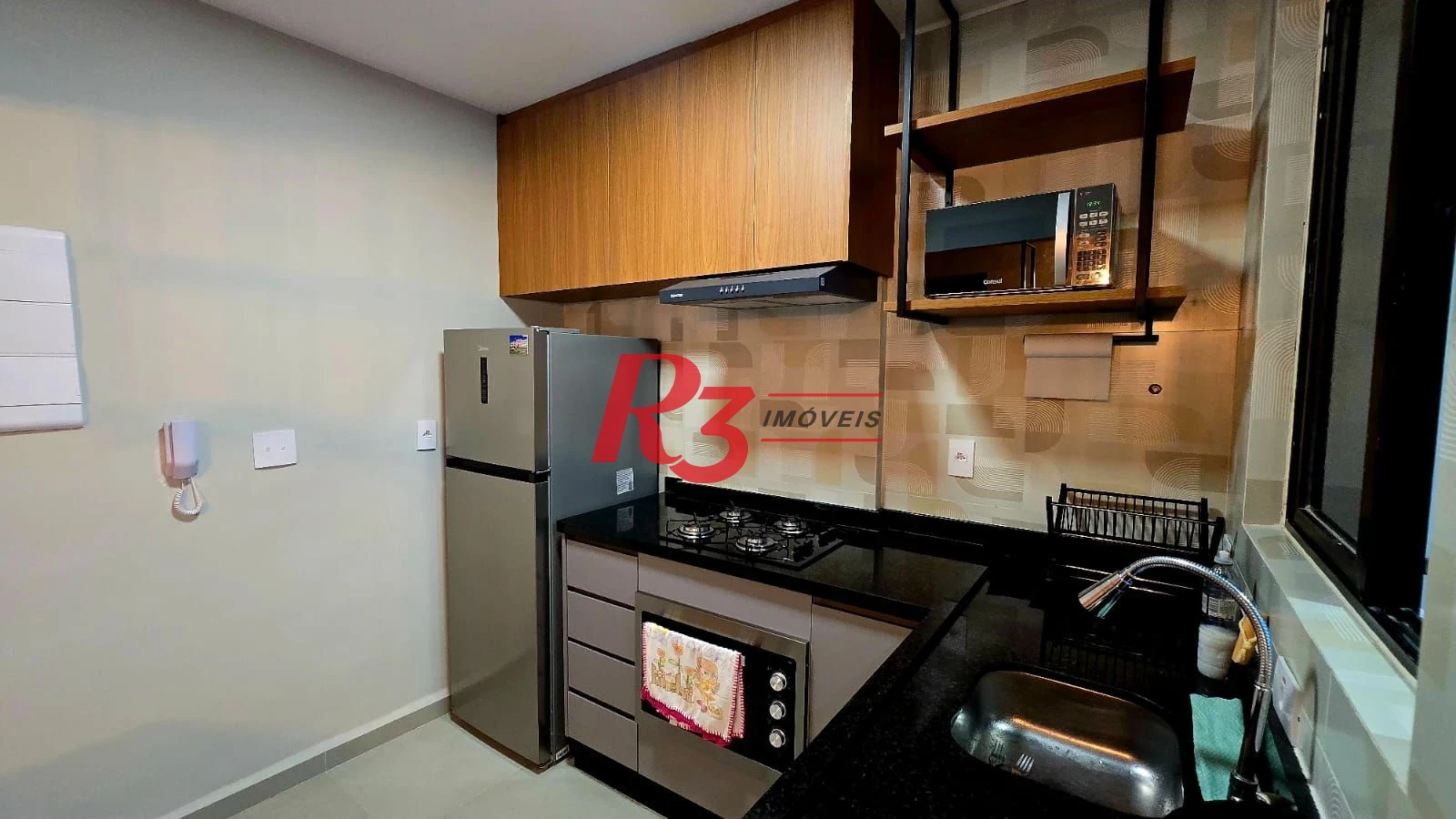 Apartamento com 1 dormitório à venda, 50 m² por R$ 500.000,00 - Vila Guilhermina - Praia Grande/SP
