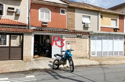 Casa com 2 dormitórios à venda, 92 m² por R$ 900.000,00 - Aparecida - Santos/SP