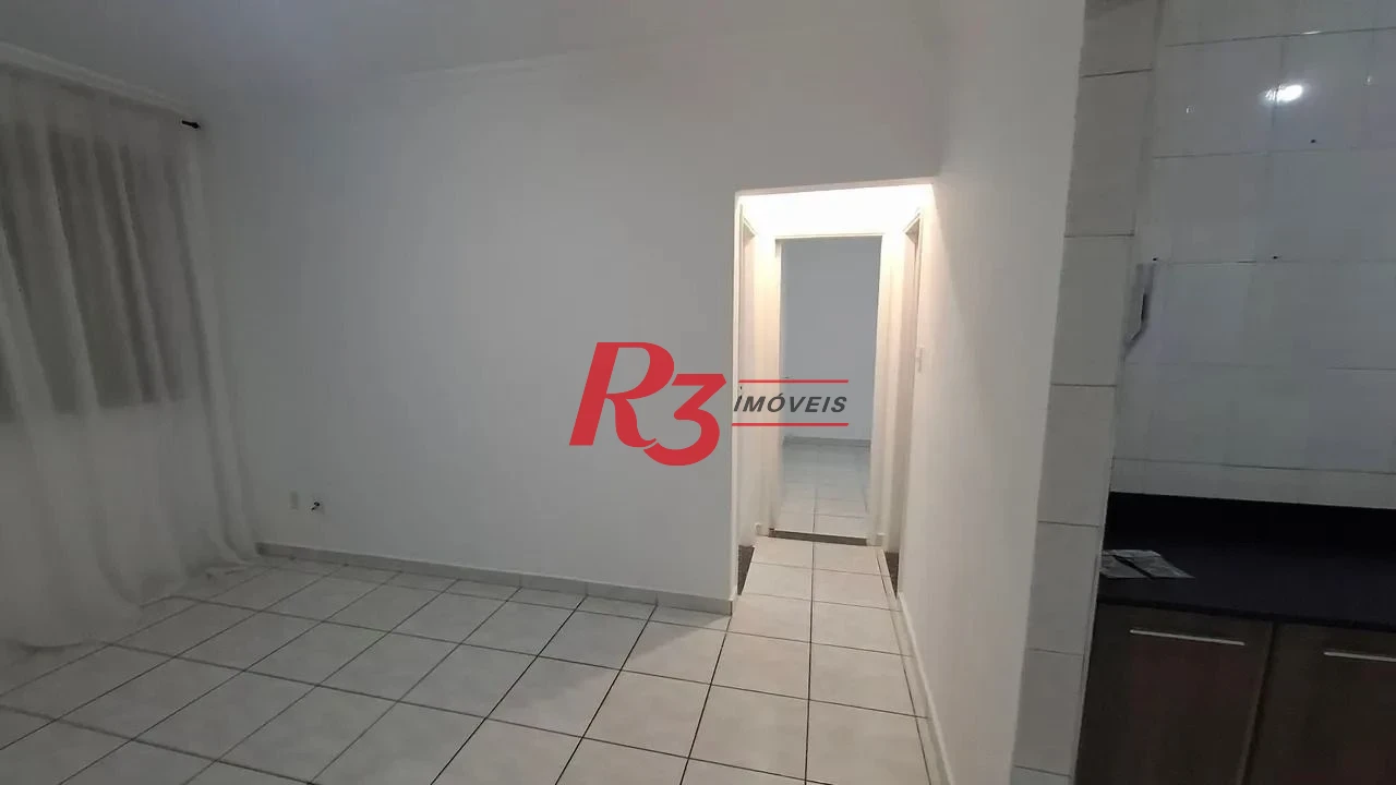 Apartamento com 2 dormitórios para alugar, 75 m² por R$ 3.200,02/mês - Boqueirão - Santos/SP