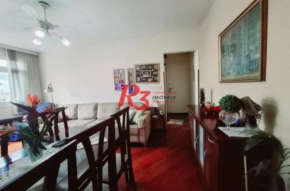Apartamento à venda, 131 m² por R$ 560.000,00 - Marapé - Santos/SP
