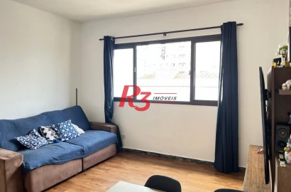 Apartamento com 3 dormitórios à venda, 110 m² por R$ 512.000,00 - Campo Grande - Santos/SP