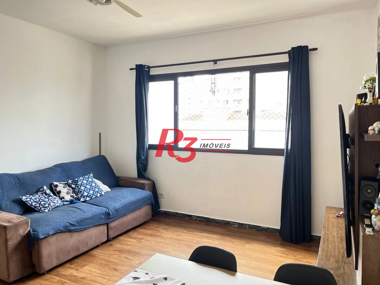 Apartamento com 3 dormitórios à venda, 110 m² por R$ 512.000,00 - Campo Grande - Santos/SP