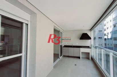 Apartamento com 2 dormitórios para alugar, 94 m² por R$ 8.000,00/mês - Boqueirão - Santos/SP