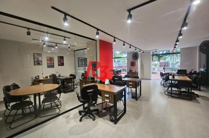 Loja, 120 m² - venda por R$ 2.020.000,00 ou aluguel por R$ 10.500,00/mês - Gonzaga - Santos/SP