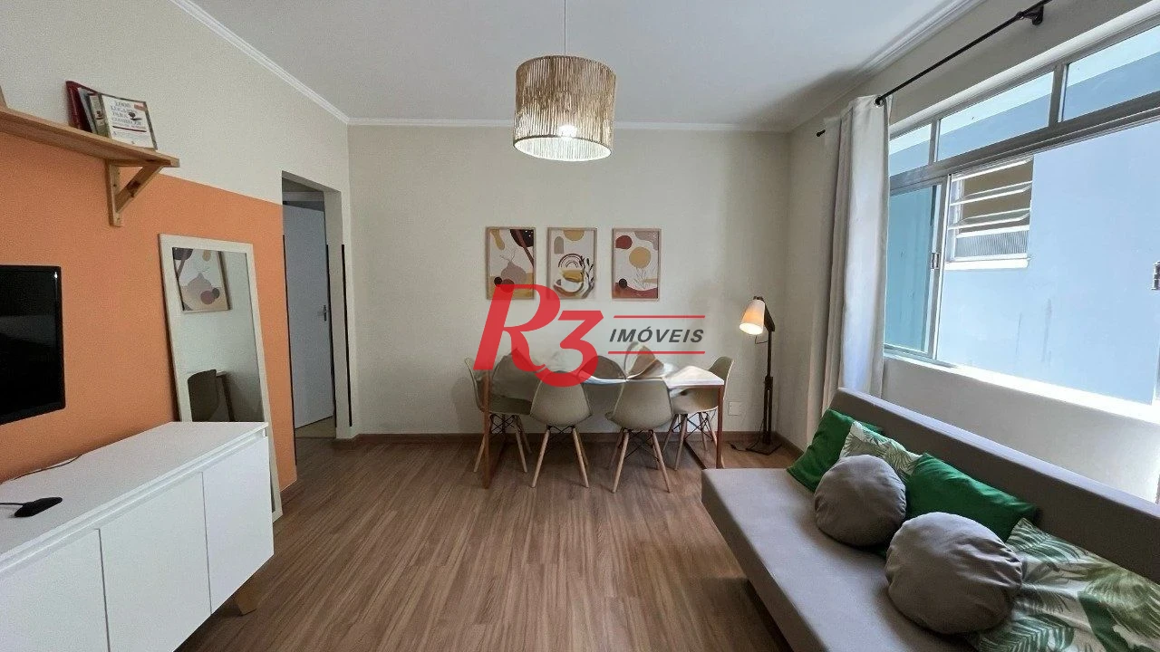 Apartamento com 2 dormitórios à venda, 75 m² por R$ 450.000,00 - Encruzilhada - Santos/SP