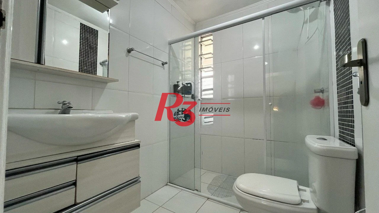 Apartamento com 2 dormitórios à venda, 75 m² por R$ 450.000,00 - Encruzilhada - Santos/SP