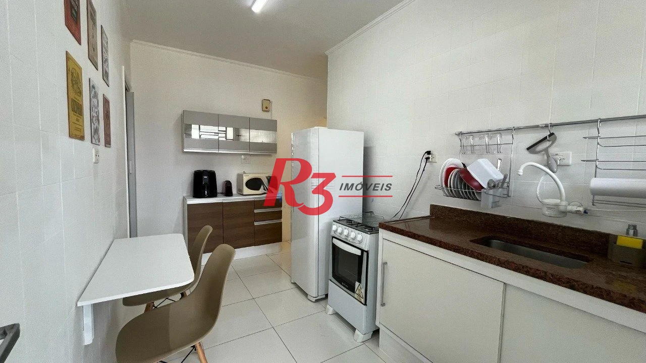 Apartamento com 2 dormitórios à venda, 75 m² por R$ 450.000,00 - Encruzilhada - Santos/SP