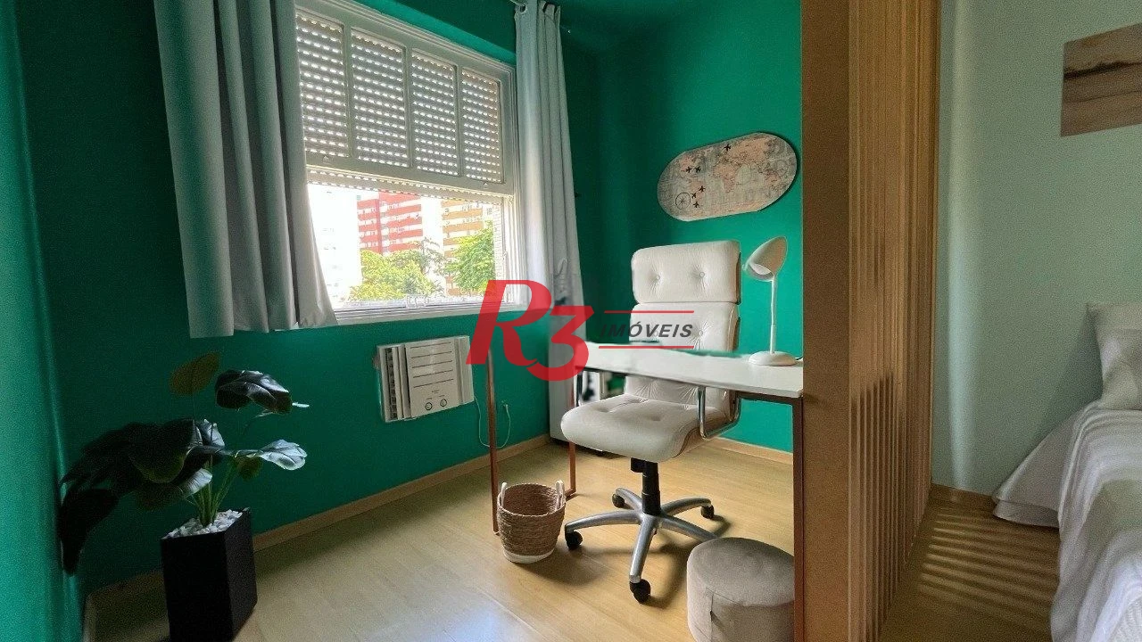 Apartamento com 2 dormitórios à venda, 75 m² por R$ 450.000,00 - Encruzilhada - Santos/SP