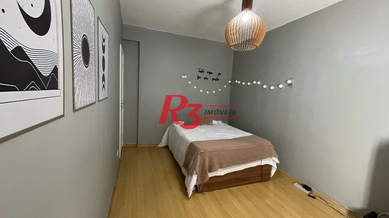 Apartamento com 2 dormitórios à venda, 75 m² por R$ 450.000,00 - Encruzilhada - Santos/SP