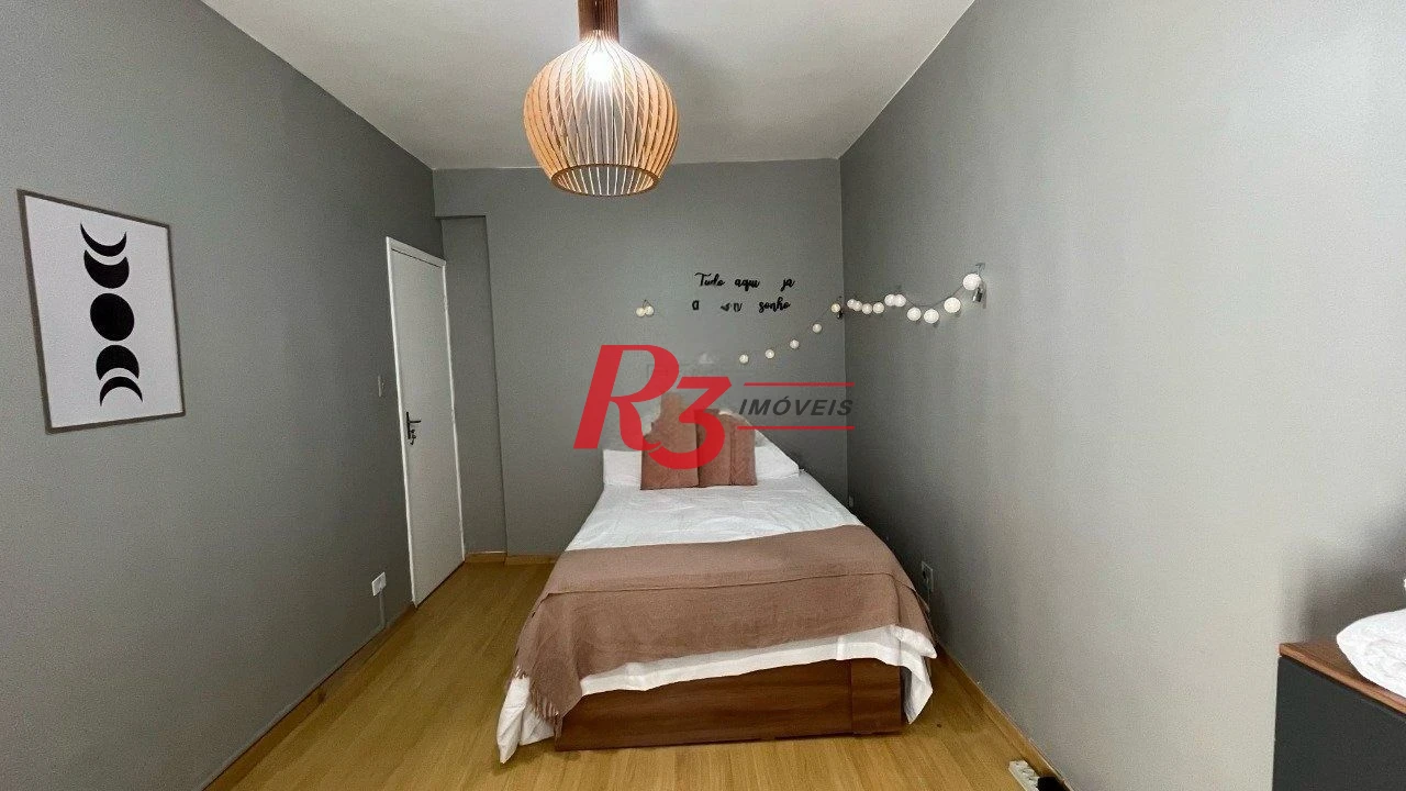Apartamento com 2 dormitórios à venda, 75 m² por R$ 450.000,00 - Encruzilhada - Santos/SP