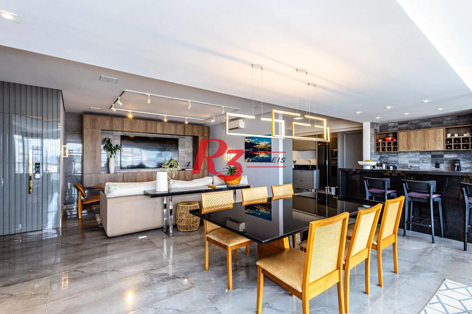 Apartamento com 3 dormitórios à venda, 167 m² por R$ 2.800.000,00 - Boqueirão - Santos/SP
