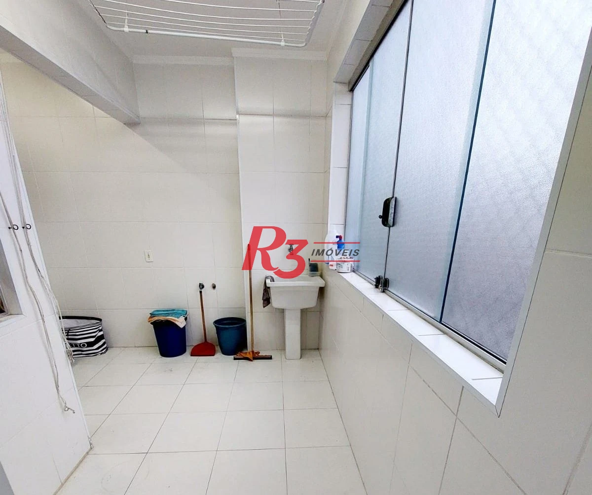 Apartamento com 2 dormitórios à venda, 90 m² por R$ 560.000,00 - Campo Grande - Santos/SP