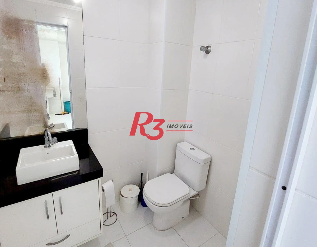Apartamento com 2 dormitórios à venda, 90 m² por R$ 560.000,00 - Campo Grande - Santos/SP