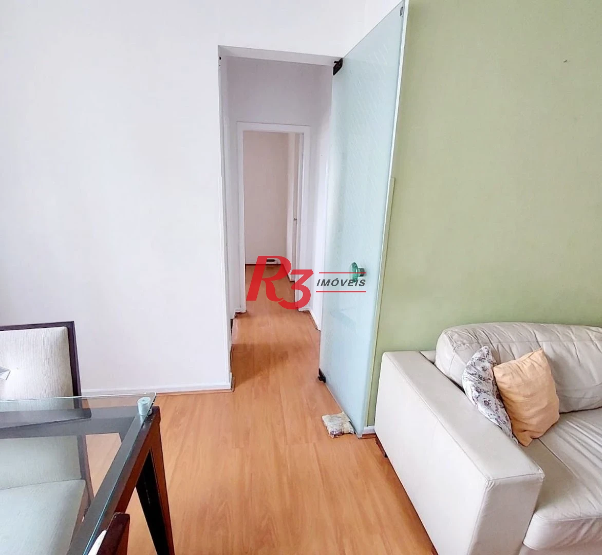 Apartamento com 2 dormitórios à venda, 90 m² por R$ 560.000,00 - Campo Grande - Santos/SP