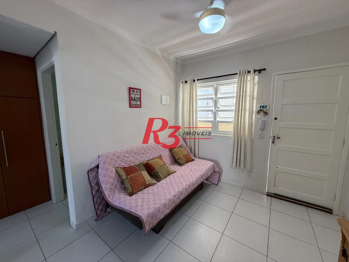 Apartamento com 1 dormitório à venda, 39 m² por R$ 365.000,00 - Ponta da Praia - Santos/SP