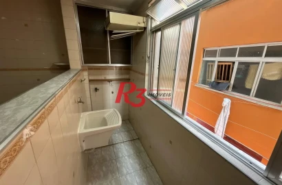 Apartamento com 3 dormitórios à venda, 87 m² por R$ 410.000,00 - Marapé - Santos/SP