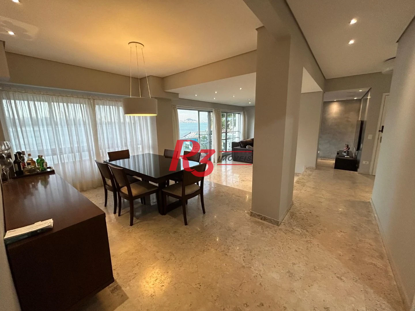 Apartamento com 3 dormitórios à venda, 173 m² por R$ 1.350.000,00 - Ilha Porchat - São Vicente/SP