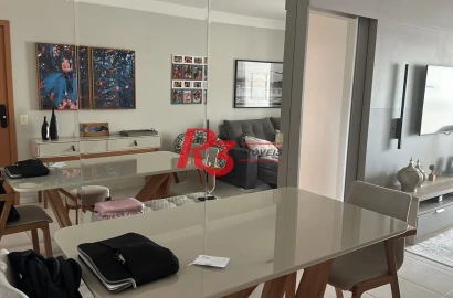 Apartamento com 2 suites à venda, 84 m² por R$ 1.300.000 - Gonzaga - Santos/SP