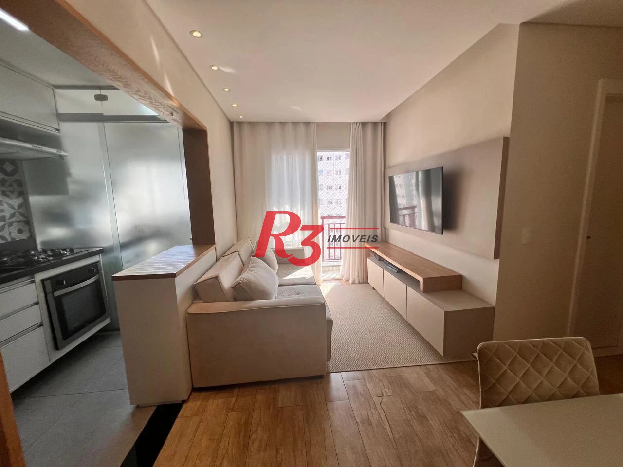Apartamento com 2 dormitórios à venda, 49 m² por R$ 340.000,00 - Castelo - Santos/SP