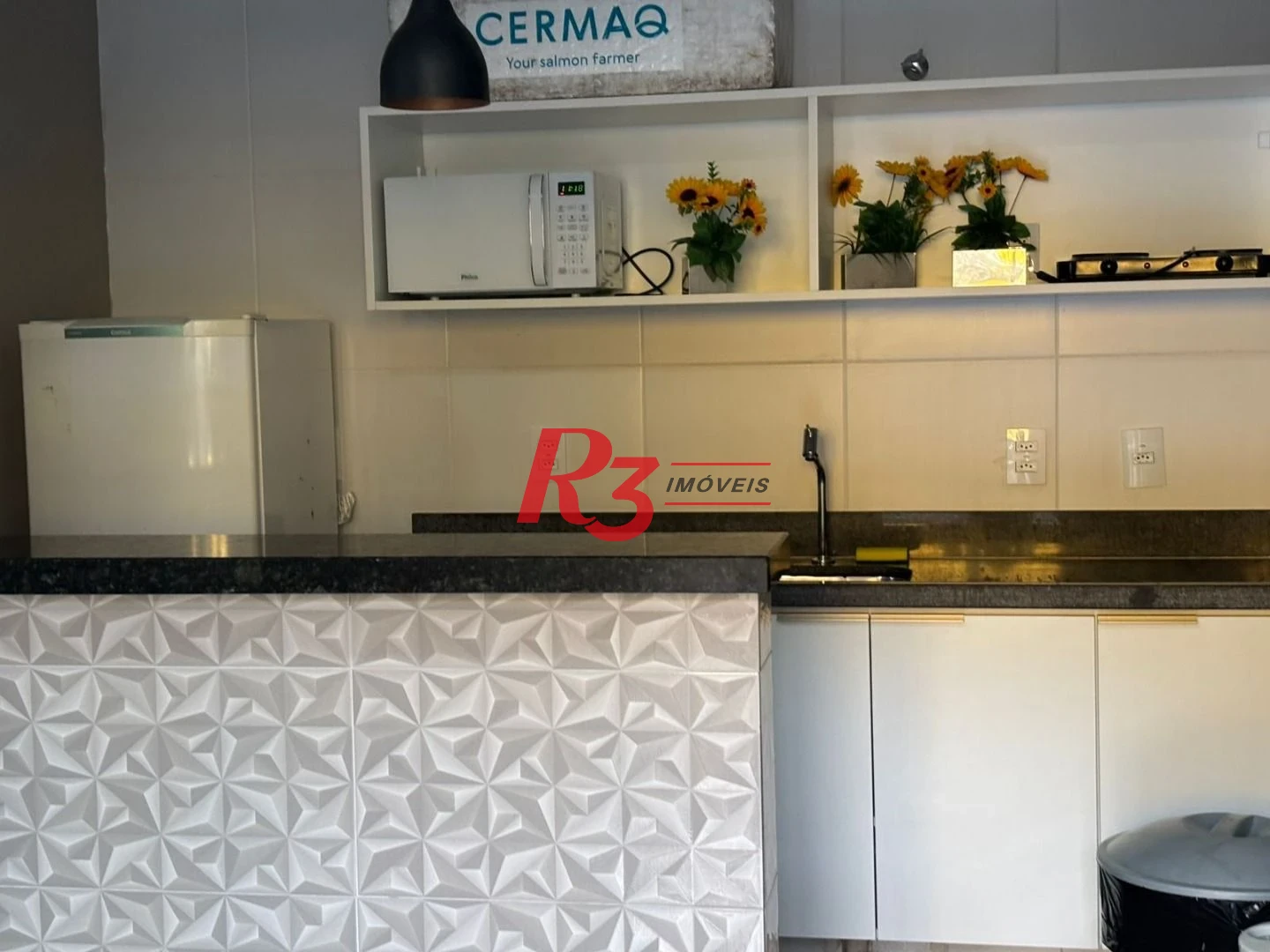 Apartamento com 2 dormitórios à venda, 49 m² por R$ 340.000,00 - Castelo - Santos/SP