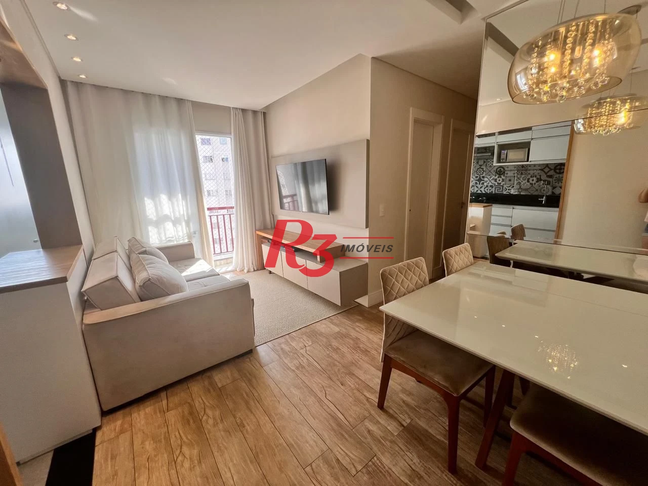 Apartamento com 2 dormitórios à venda, 49 m² por R$ 340.000,00 - Castelo - Santos/SP