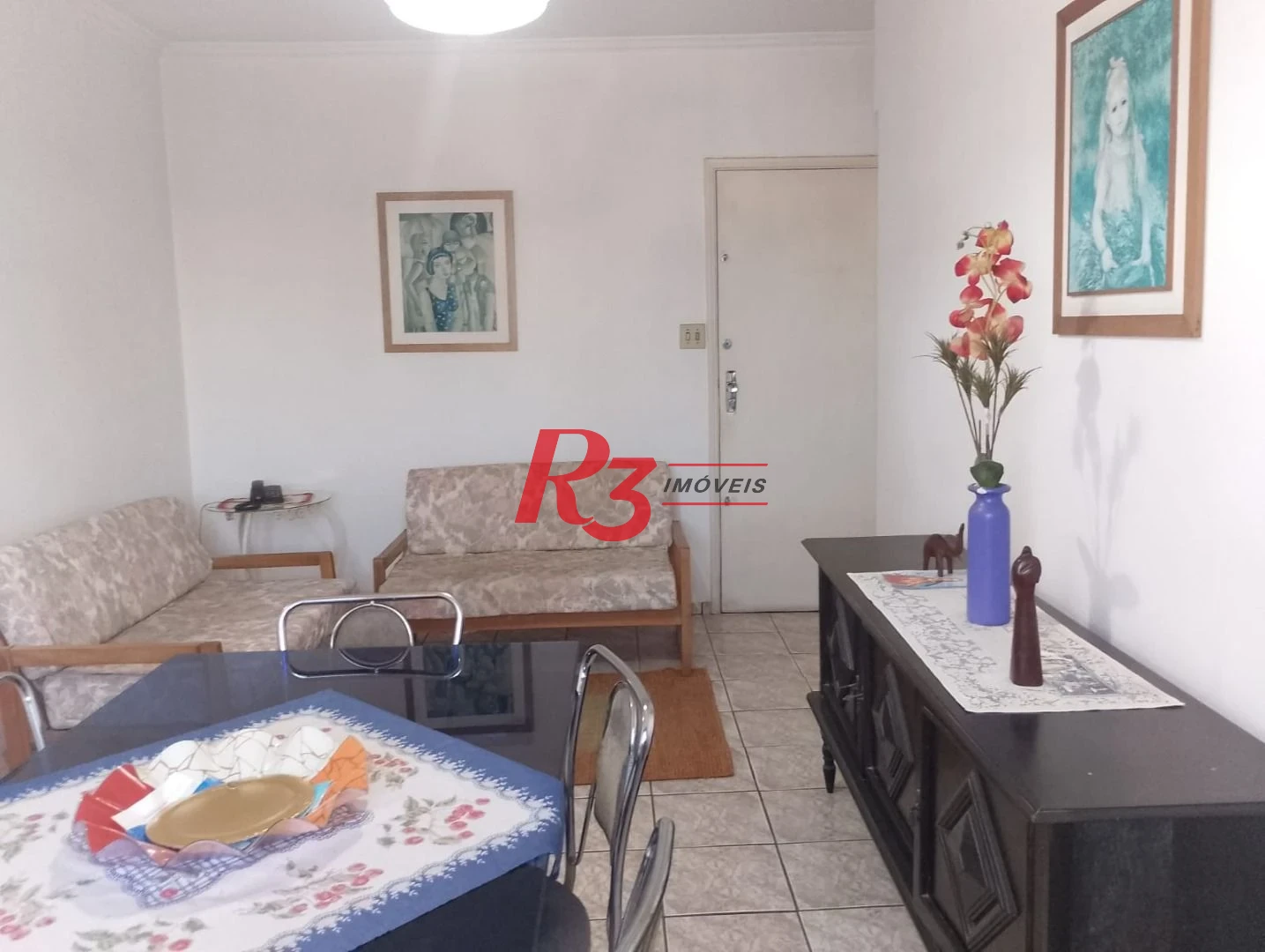 Apartamento com 1 dormitório à venda, 50 m² por R$ 330.000,00 - Embaré - Santos/SP