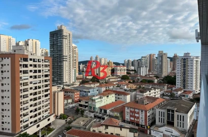 Apartamento com 2 dormitórios para alugar, 73 m² por R$ 6.900,02/mês - Ponta da Praia - Santos/SP
