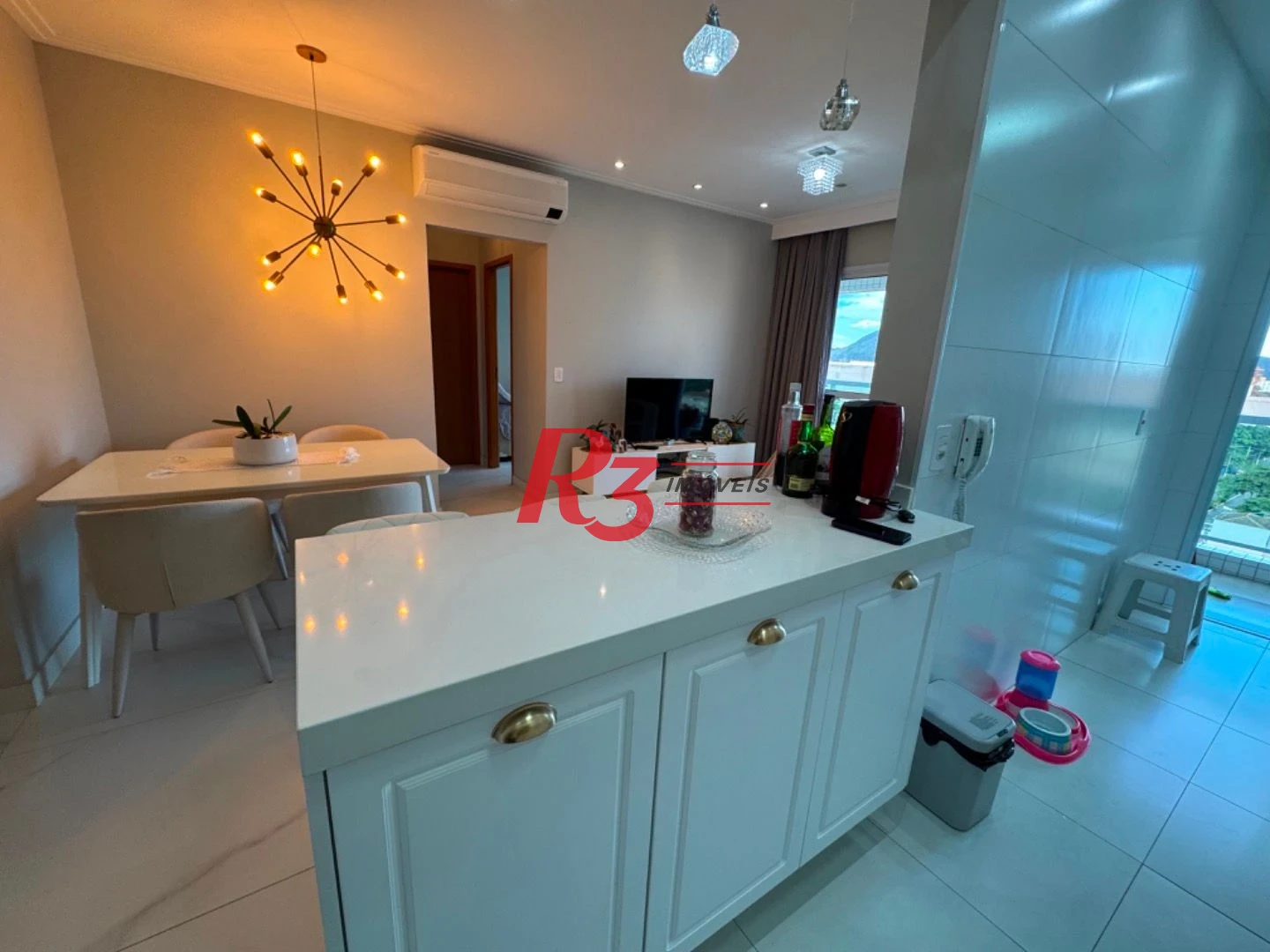 Apartamento com 2 dormitórios para alugar, 73 m² por R$ 6.900,02/mês - Ponta da Praia - Santos/SP