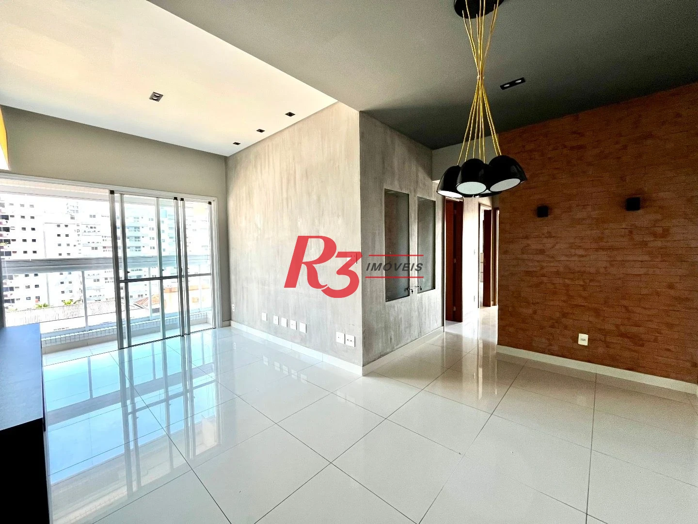 Apartamento com 3 dormitórios à venda, 100 m² por R$ 1.300.000,00 - Boqueirão - Santos/SP