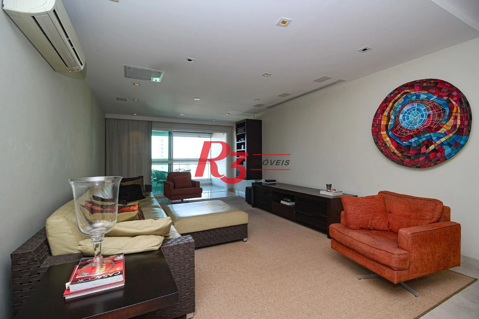 Apartamento com 3 dormitórios à venda, 232 m² por R$ 3.800.000,00 - Embaré - Santos/SP