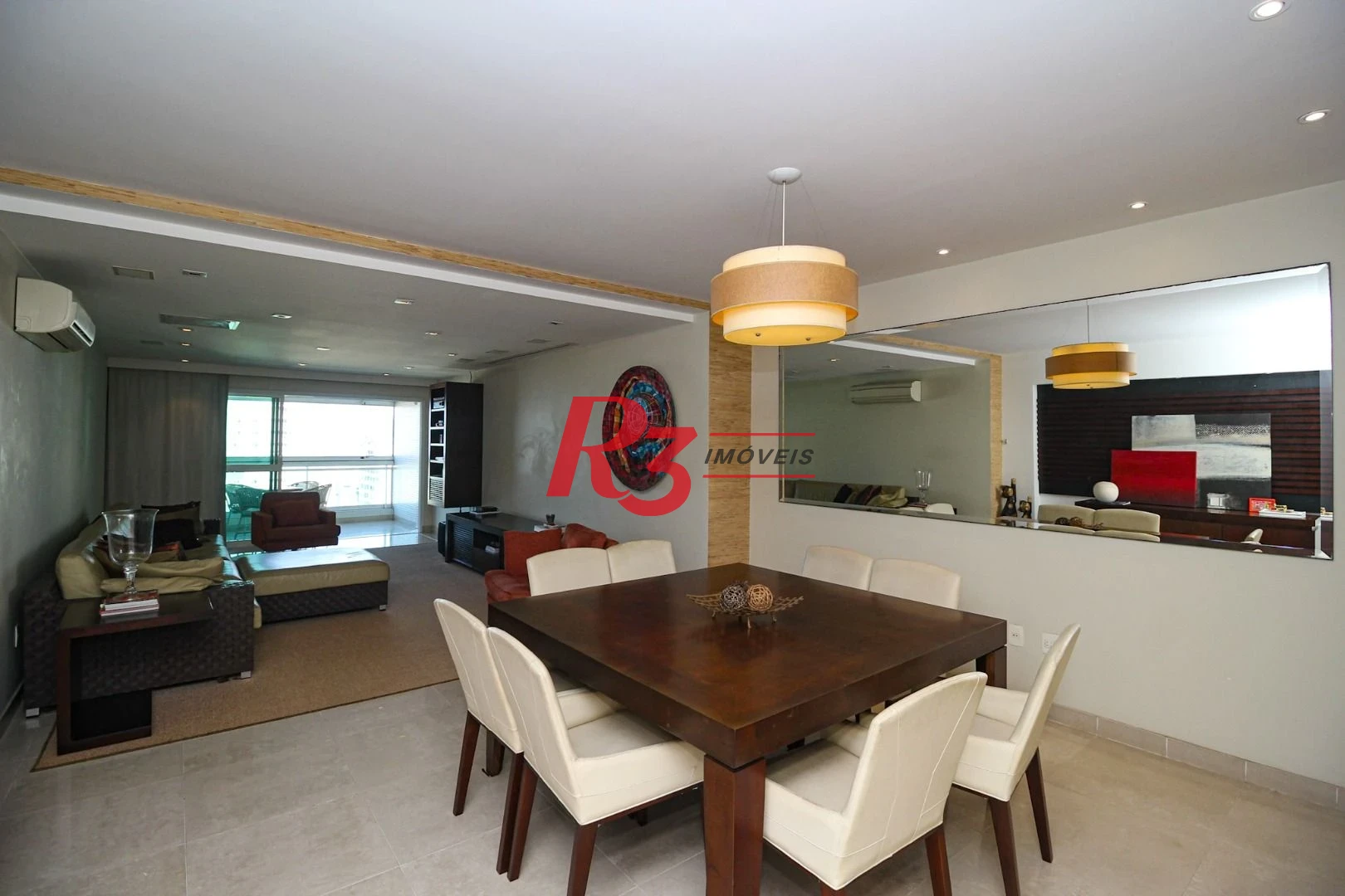 Apartamento com 3 dormitórios à venda, 232 m² por R$ 3.800.000,00 - Embaré - Santos/SP