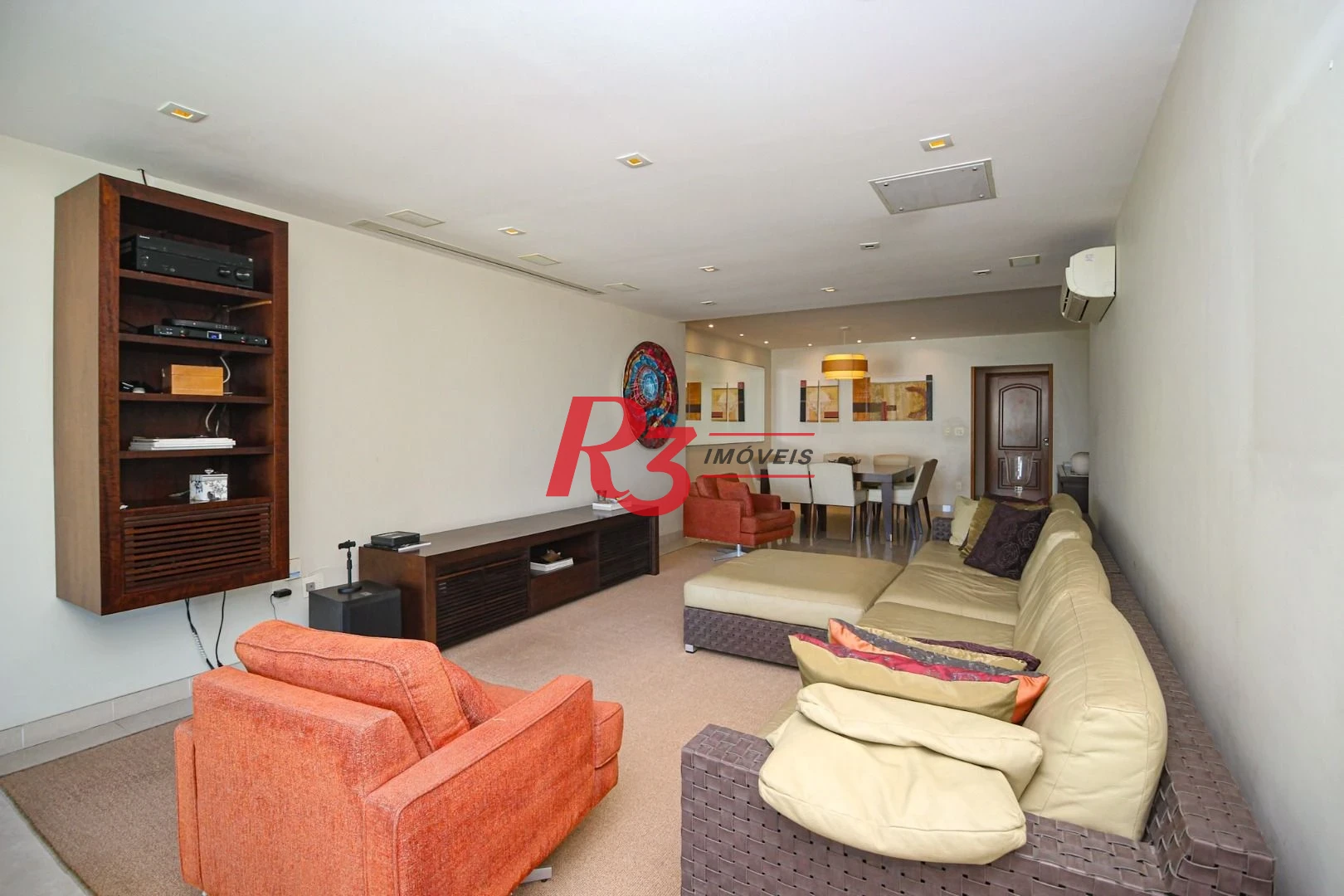Apartamento com 3 dormitórios à venda, 232 m² por R$ 3.800.000,00 - Embaré - Santos/SP