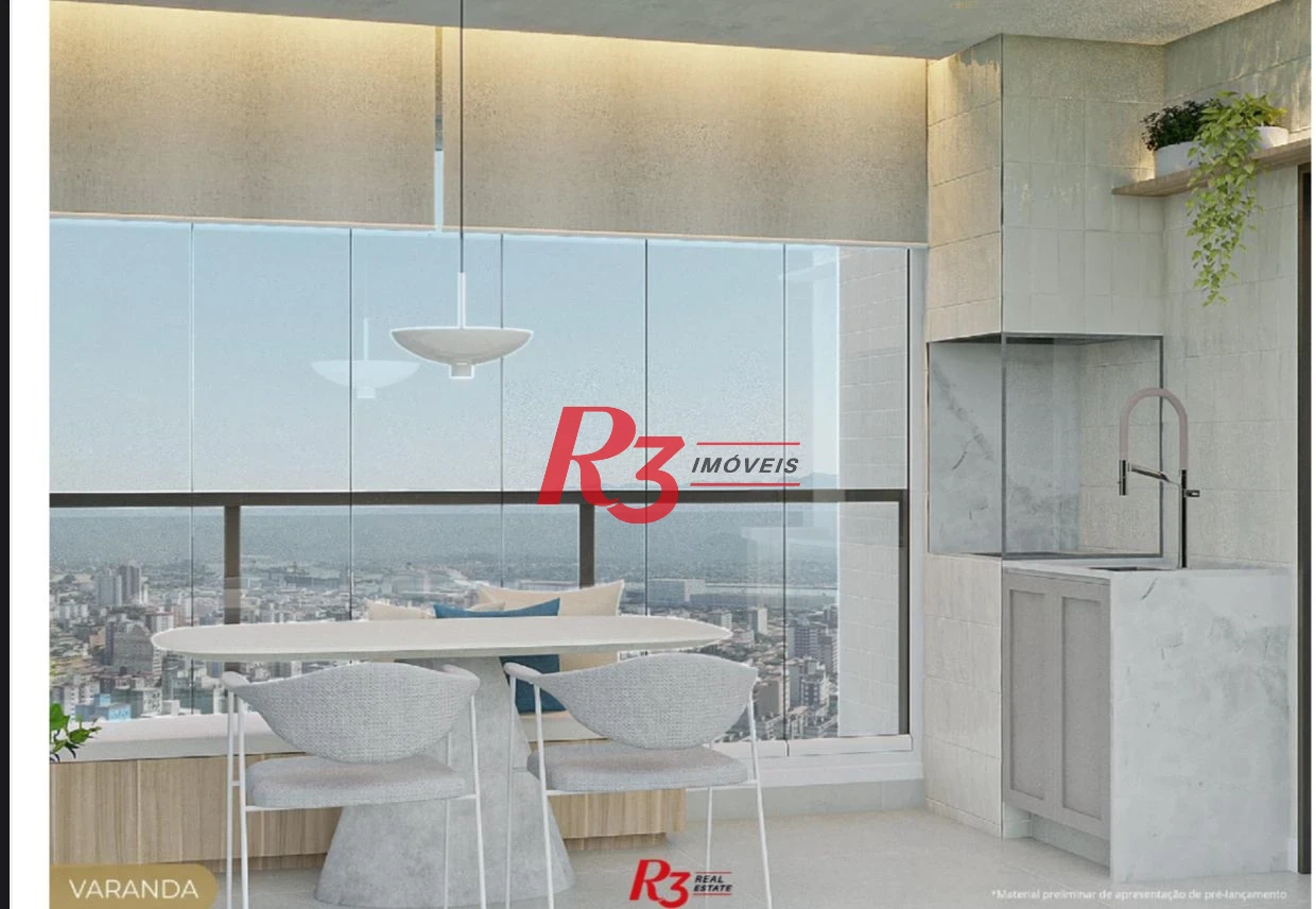 Apartamento à venda, 49 m² por R$ 530.000,00 - Marapé - Santos/SP