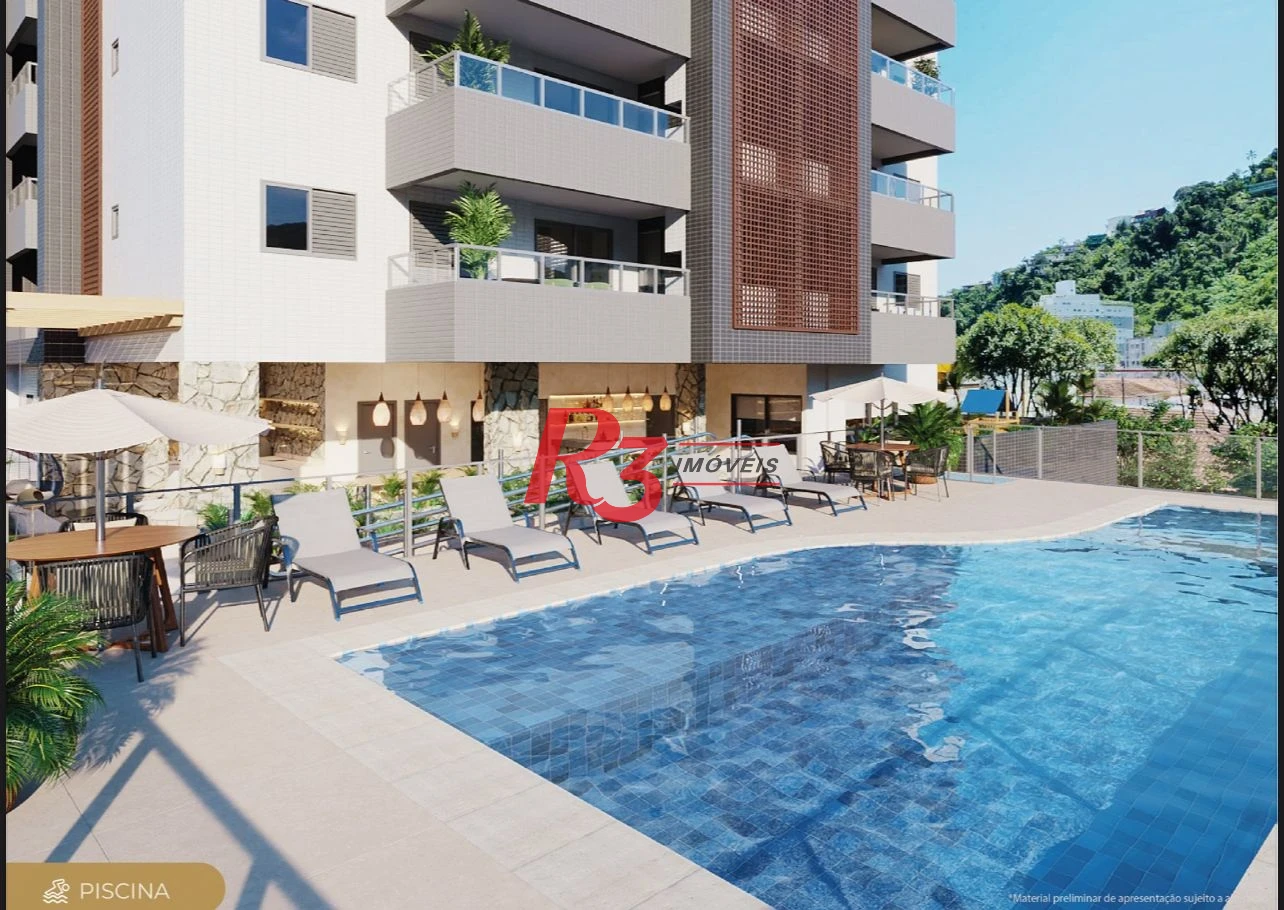 Apartamento à venda, 49 m² por R$ 530.000,00 - Marapé - Santos/SP