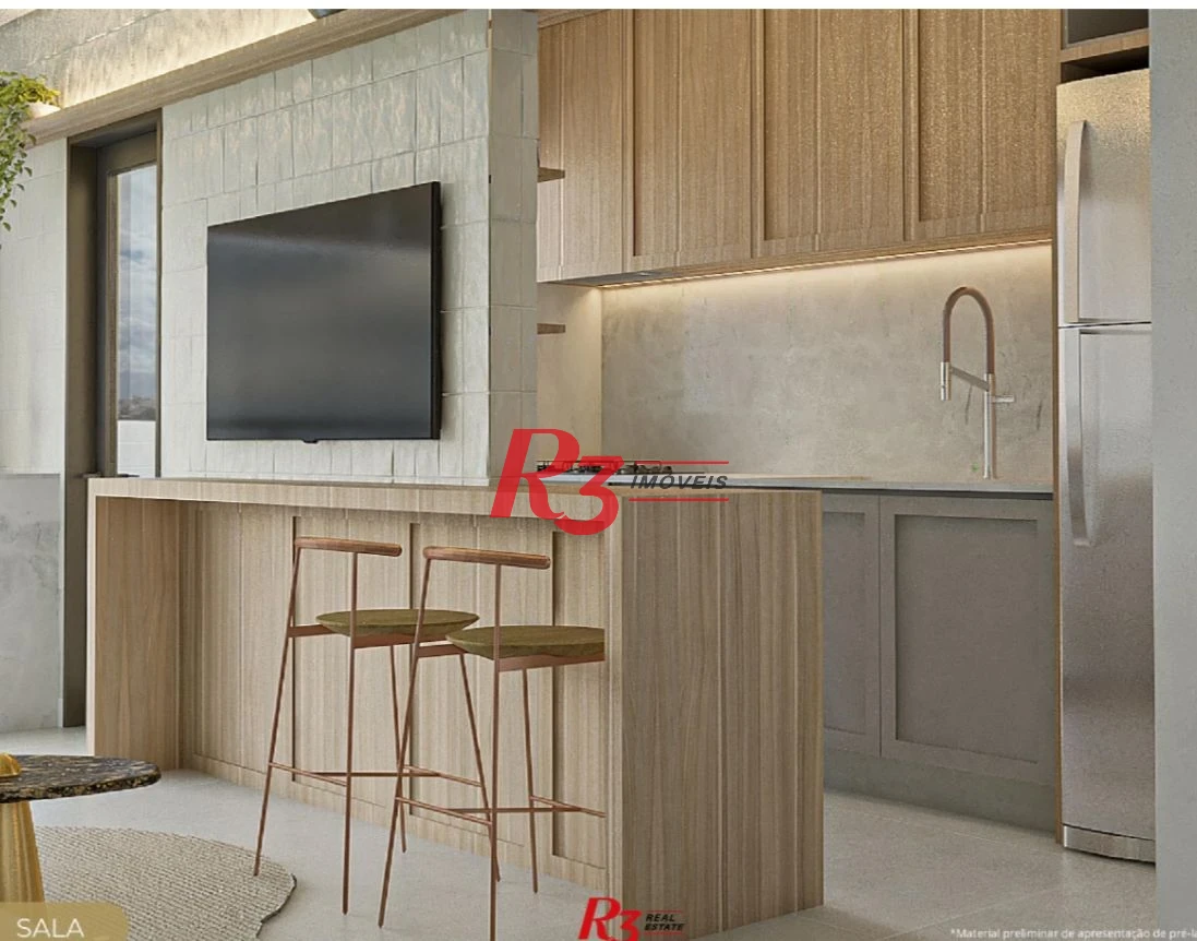 Apartamento à venda, 49 m² por R$ 530.000,00 - Marapé - Santos/SP