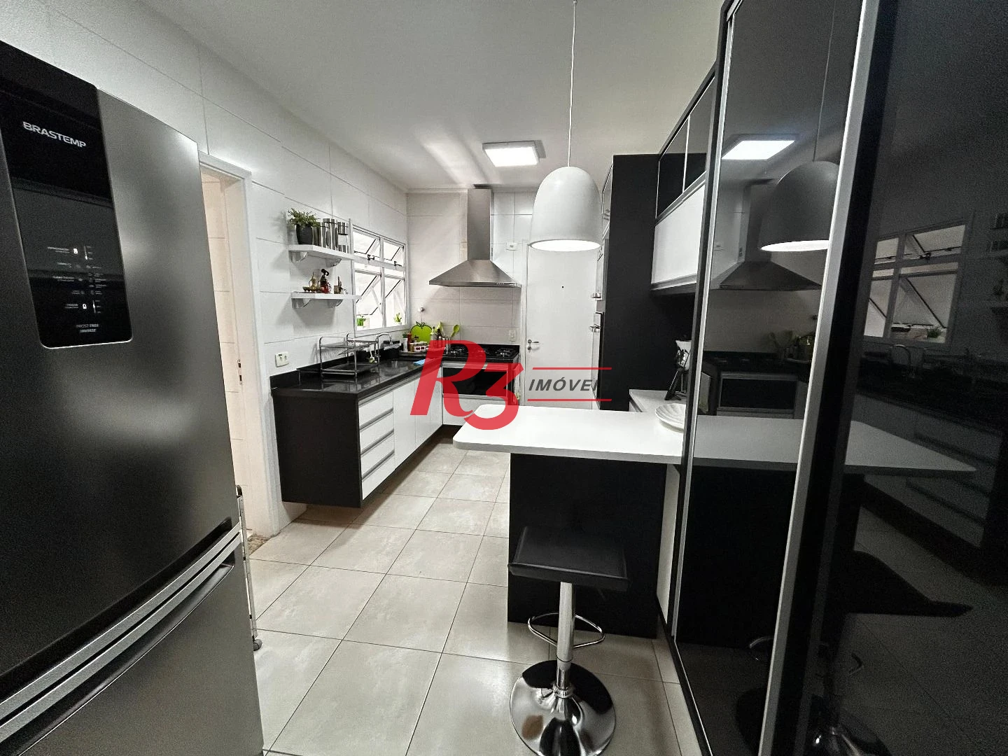 Apartamento com 3 dormitórios para alugar, 148 m² por R$ 15.000,00/mês - Boqueirão - Santos/SP