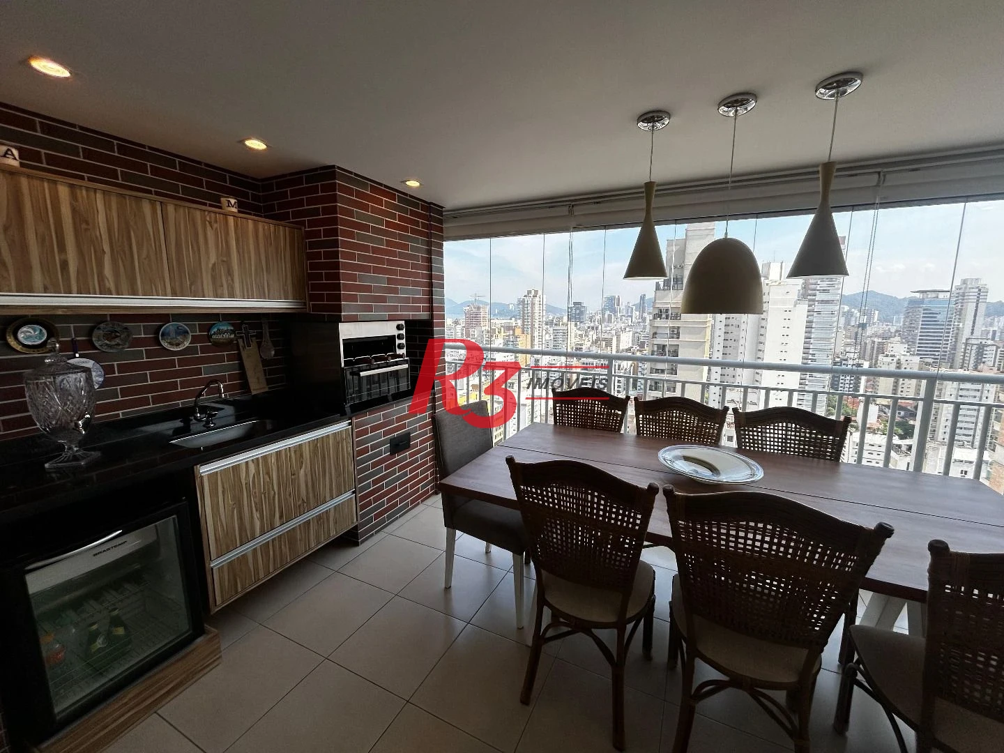 Apartamento com 3 dormitórios para alugar, 148 m² por R$ 15.000,00/mês - Boqueirão - Santos/SP