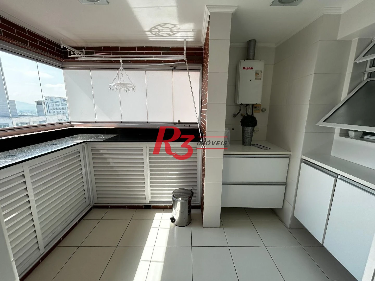 Apartamento com 3 dormitórios para alugar, 148 m² por R$ 15.000,00/mês - Boqueirão - Santos/SP