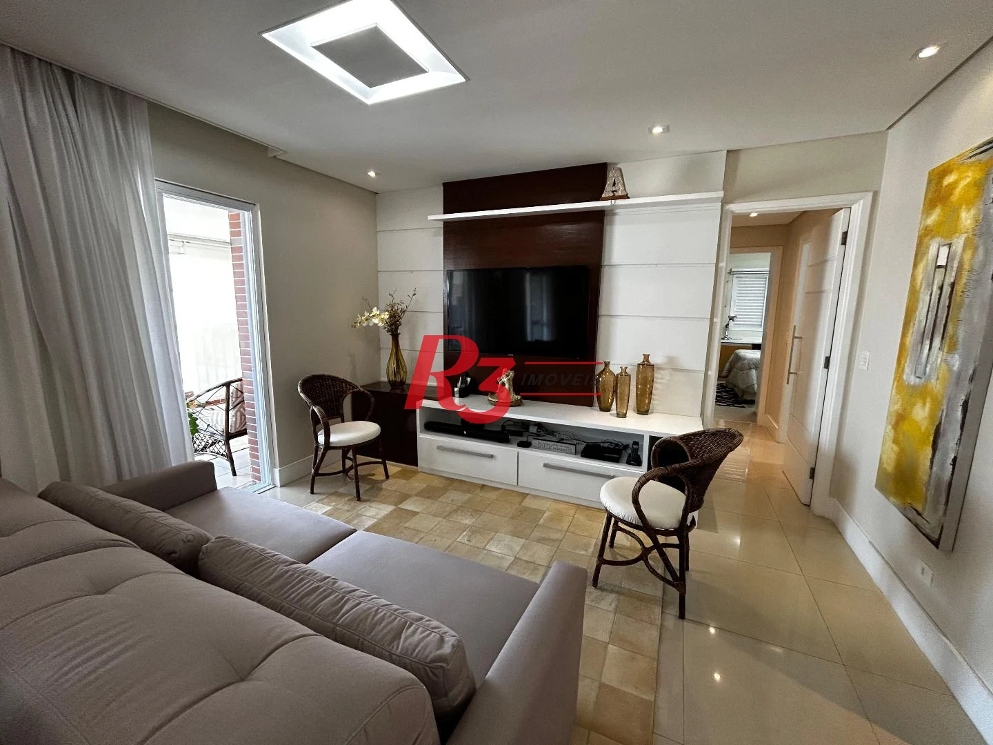 Apartamento com 3 dormitórios para alugar, 148 m² por R$ 15.000,00/mês - Boqueirão - Santos/SP