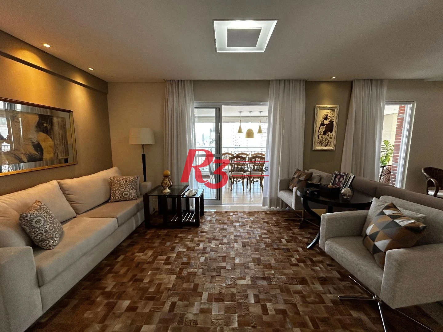Apartamento com 3 dormitórios para alugar, 148 m² por R$ 15.000,00/mês - Boqueirão - Santos/SP