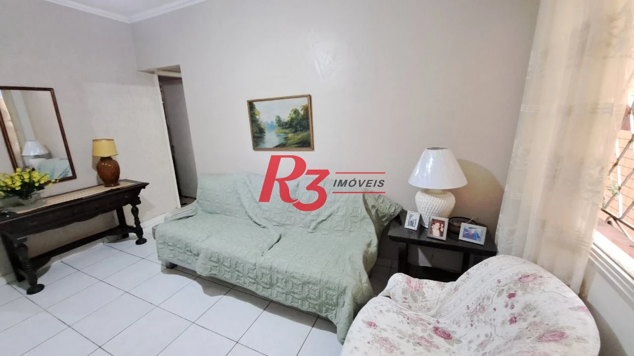 Apartamento com 2 dormitórios à venda, 60 m² por R$ 310.000,00 - Gonzaga - Santos/SP