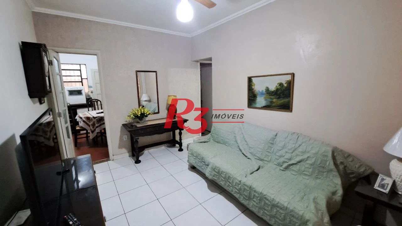 Apartamento com 2 dormitórios à venda, 60 m² por R$ 310.000,00 - Gonzaga - Santos/SP