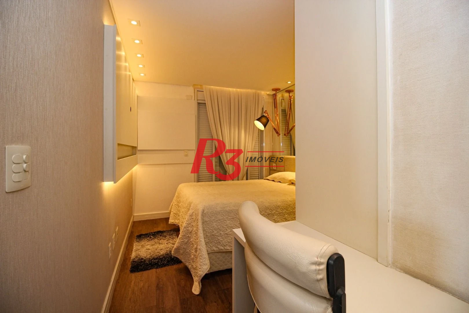 Apartamento com 3 dormitórios à venda, 131 m² por R$ 1.840.000,00 - Boqueirão - Santos/SP