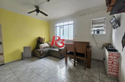 Apartamento com 2 dormitórios à venda, 72 m² por R$ 309.000,00 - Macuco - Santos/SP